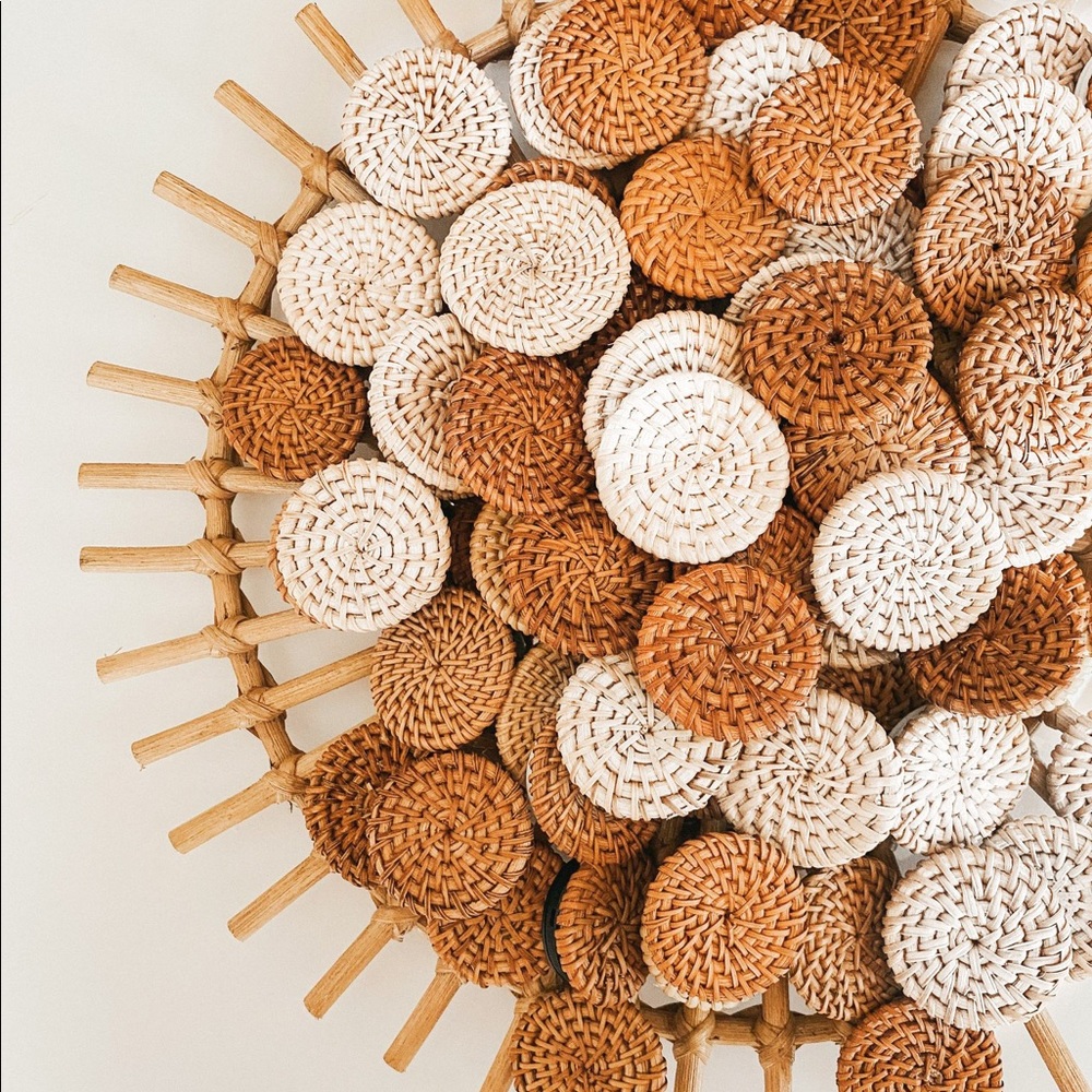 Boho Rattan Phone Grip